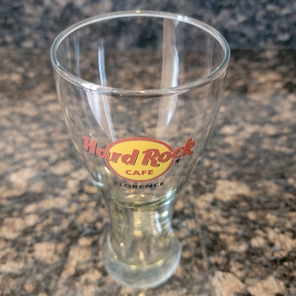 Hard Rock Cafe Pilsner Beer Glass "Florence" - Picture 2 of 3